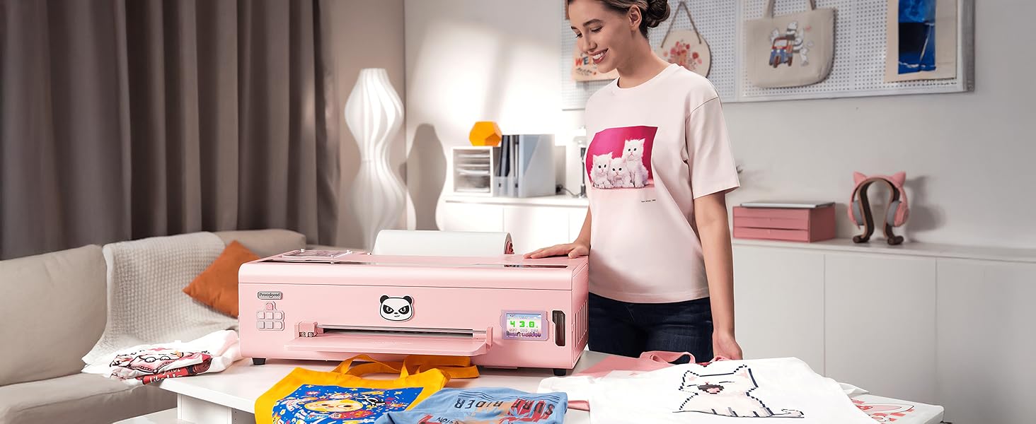 Interior workspace scene showing sewing or crafting activity on a light-colored table with various supplies and materials spread out.