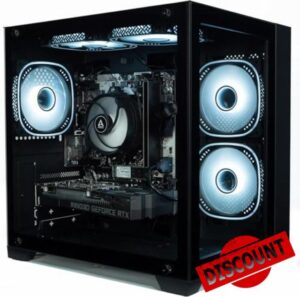 ionz Gaming PC - Desktop Computer | Intel i5-12400F | Nvidia RTX 5060 | 16GB RGB RAM | 1TB NVMe SSD | 500W 80+ PSU - WIFI | Windows 11 | (KZ-900