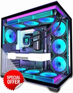 ATX PC Case 7 PWM ARGB Fans Pre-Installed