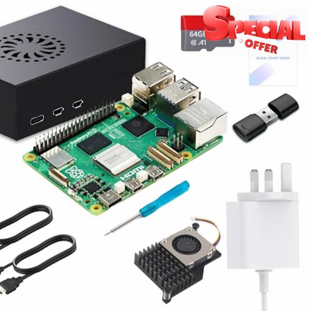 TRASKIT Starter Kit for Raspberry Pi 5 4GB RAM