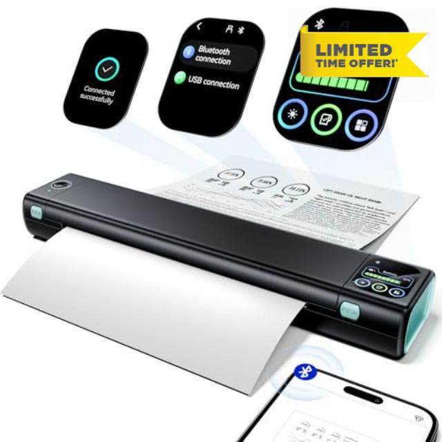 Phomemo Portable Printer with Touchscreen