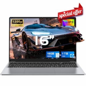 16 inch Laptop Celeron N150 up to 3.6 GHz