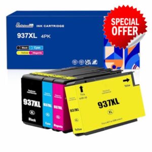 Perfetonair 937e 937XL Ink Cartridges Multipack(BK/C/Y/M