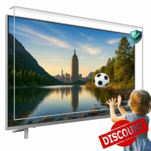 Pro Smart Unbreakable TV Screen Protector Fits 24 27 32 40 43 50 55 65 75 77 83 85 86 98 100 inch TV for OLED