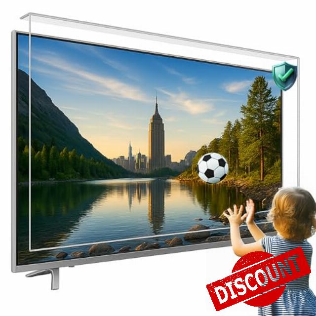 Pro Smart Unbreakable TV Screen Protector Fits 24 27 32 40 43 50 55 65 75 77 83 85 86 98 100 inch TV for OLED