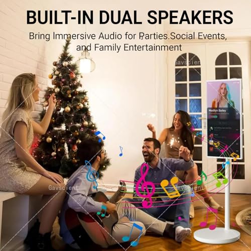 Rolling Tablet TV on Wheels