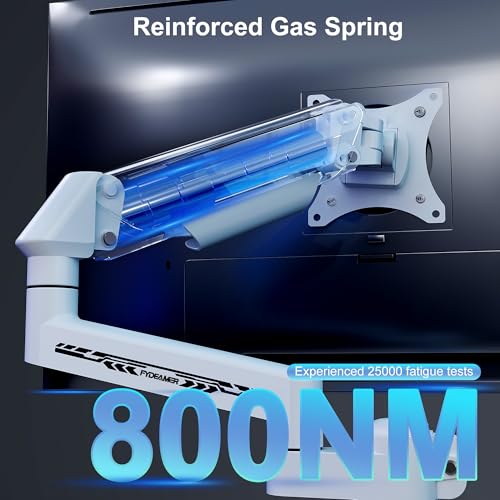 Heavy Duty Gas Spring Monitor Mount with Height Adjustment & Tilt