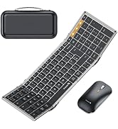 ProtoArc Backlit Bluetooth Keyboard and Mouse for Mac, KM100-A Full Size Wireless Keyboard Mouse ...