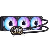 darkFlash DNA360A AIO Liquid CPU Cooler, High Performance Pump, ARGB Sync, PWM Fans, with Customi...