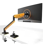 ETHU Single Monitor Arm for 17 to 42 Inch Screens,Tilting,Swivelling,Rotatable Tabletop Stand-VES...