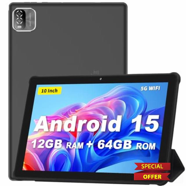VASOUN 10 Inch Tablet with Case