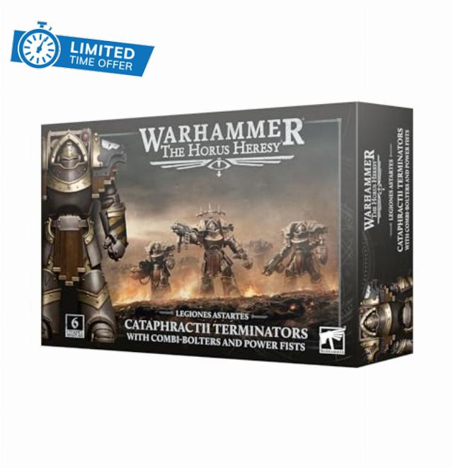 Games Workshop - Warhammer - Horus Heresy - Legiones Astartes: Cataphractii Terminators with Combi Bolters and Power Fists
