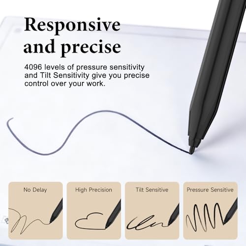 Digital Pen with 5 Pen Tips