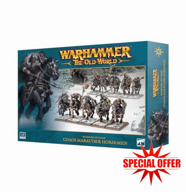 Games Workshop - Warhammer - The Old World - Warriors of Chaos: Chaos Marauders Horseme