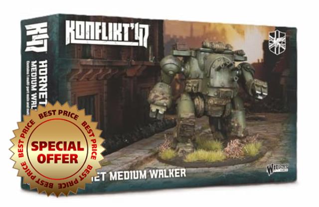 Warlord Games Hornet Medium Walker - British Commonwealth Miniatures for Konflikt 47 Highly Detailed 28mm Scale Miniatures