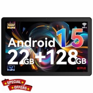 Whitedeer Tablet Android 15 Octa-Core Processor