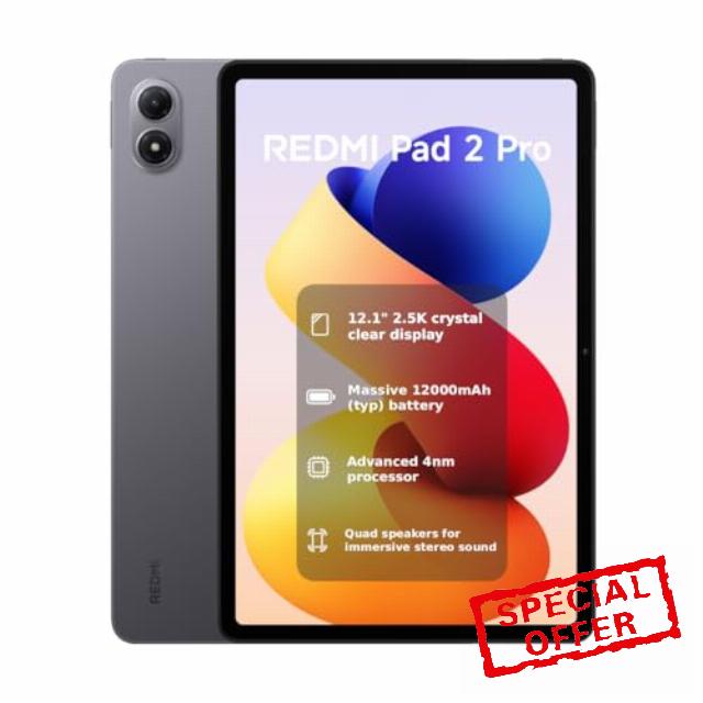 Xiaomi Redmi Pad 2 Pro 8+256 Graphite Gray (No power adapter included)