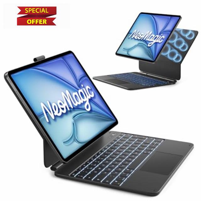 Inateck NeoMagic Magnetic Keyboard Case for iPad Air 13 inch M3/M2