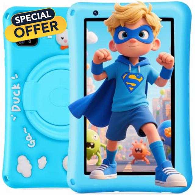BISAIKASOW Kids Tablet 7 Inch Android 13 Octa-Core