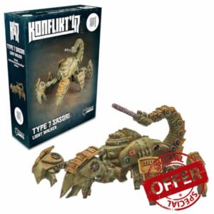 Warlord Games Sasori Light Walker Type 7 - Empire of Japan Miniatures for Konflikt 47 Highly Detailed 28mm Scale Miniatures