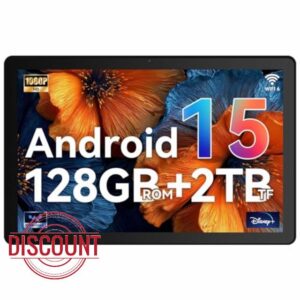 Whitedeer Tablet Android 15 Octa-Core Processor