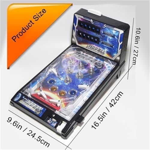 with Pull Handle Lights & Sounds Tabletop Arcade Game