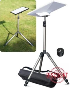 [New Version] Starlink Mini Tripod Mount with Adapter (Rust-Proof Sturdy Aluminum