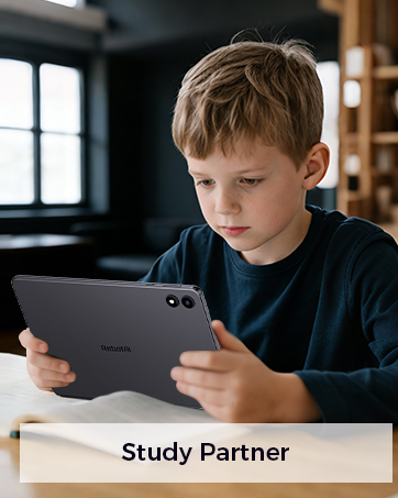 Text reads 'Working Outside'. Professional setting showing a mobile device being used while seated at a desk.