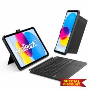 Inateck AceTouch Case with Keyboard for iPad A16 11th Gen 2025 11 inch