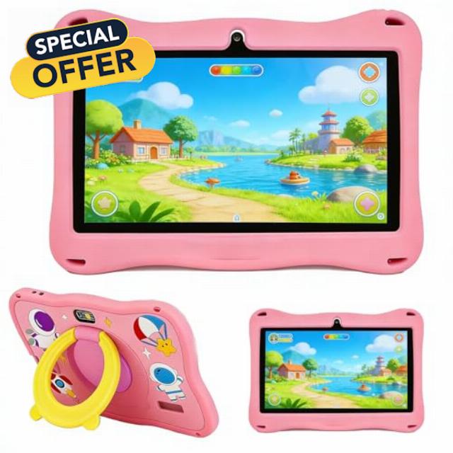 Kids Tablet 7 Inch Android 13 for Ages 3-7