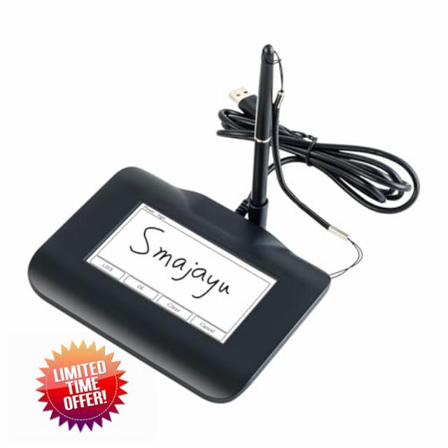 FP430S Electronic Signature Pad USB Signature Capture Pads for Computer Laptop with Windows 7