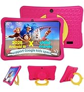 Composite showing four scenes of children and adults using tablets and digital devices indoors. Top left: woman and girl viewing tablet together. Top right: person holding tablet displaying photos. Bottom left: man wearing glasses using tablet at table. Bottom right: girl in blue shirt using tablet.