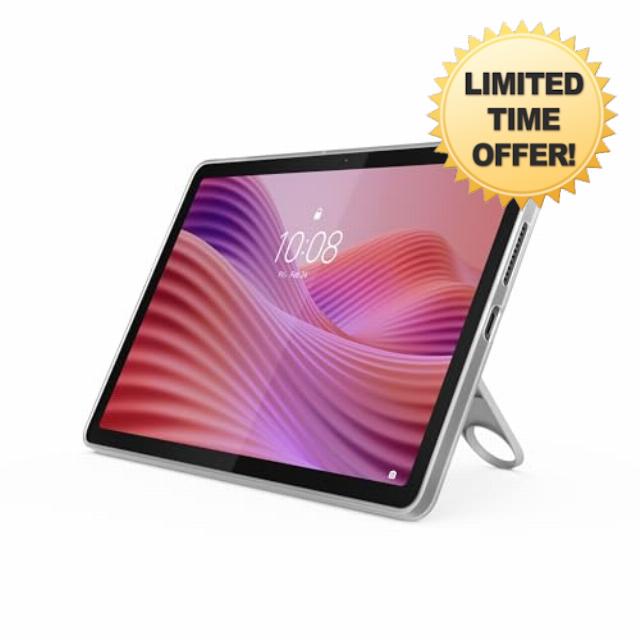 Lenovo Tab Android Tablet | 10.1 inch Full HD Display | MediaTek Helio G85 | 64GB | Wi-Fi 6 | 4GB RAM | Luna Grey (Renewed)