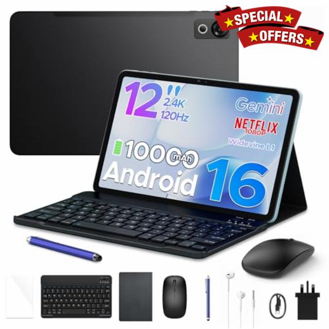 P12 Android 16 Tablets (2026)