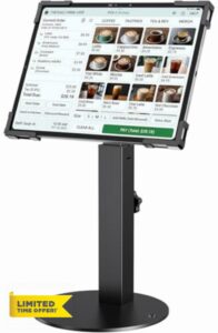 Secure Tablet Kiosk Stand for 10"-14" iPad Pro Air and Samsung