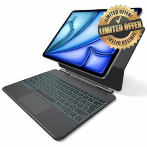 OMOTON Magnetic Keyboard Case for iPad Air 13 inch 2026 M4/M3/M2