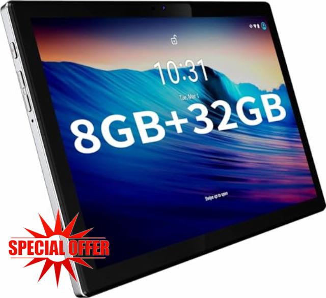 BYYBUO 10.1 inch Android 12 Tablet