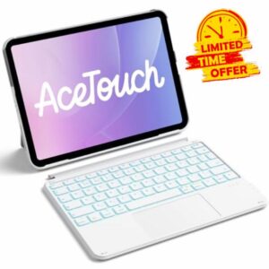 Inateck Ultralight Keyboard Case with Touchpad for iPad A16 11th Gen 2025/10th 2022 (11/10.9 inch)