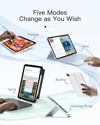Detachable Backlit Keyboard for iPad Air 11" M4 2026/M3/M2