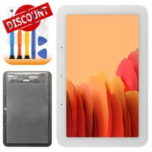 AGCUT Screen Replacement for Google Home Nest Hub 2nd LCD Display for Home Nest Hub 2nd LCD Screen Replacement Touch Screen Front Glass & Repair Parts(White，Without Frame)