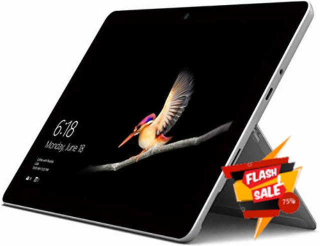 Microsoft Surface GO 10-Inch Tablet-PC - (Silver) (Intel Pentium 4415Y Gold Processor
