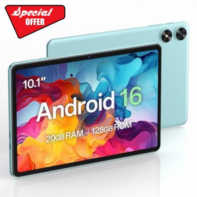 SVITOO Android 16 Tablet 10 Inch with Gemini AI