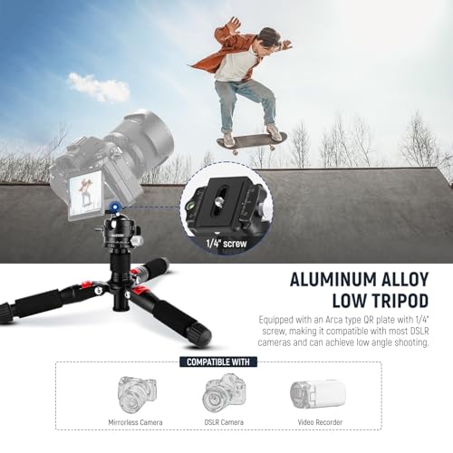 20'' Aluminum Alloy Small Table Top Desk Portable Travel Stand