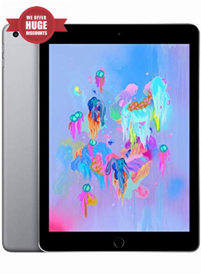 Apple iPad 6 WI-FI 32GB 2018 - Space Grey (Renewed)