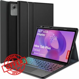 Touchpad Keyboard Case for Lenovo Idea Tab Plus 12.1 Inch 2025 Tablet