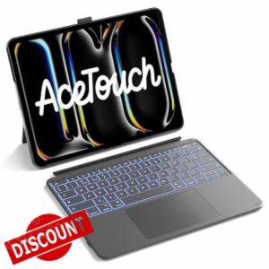 Inateck AceTouch Keyboard Case for iPad Pro 13 inch M5 2025/M4 2024
