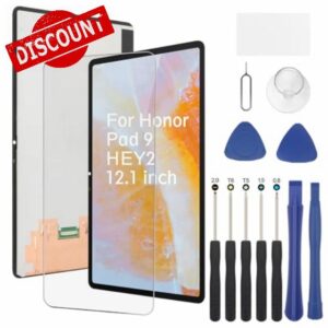 RongZy 12.1 Inch Screen Replacement for Honor Pad 9 LCD Touch Screen Internal Digitizer for Honor Pad 9 HEY2-W09