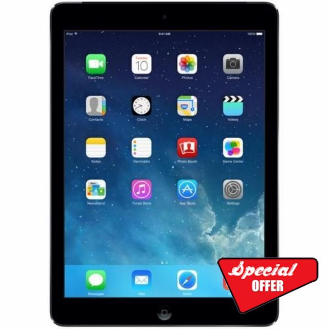 2013 Apple iPad Air 9Wi-Fi + Cellular 32GB) Space Grey (Renewed)