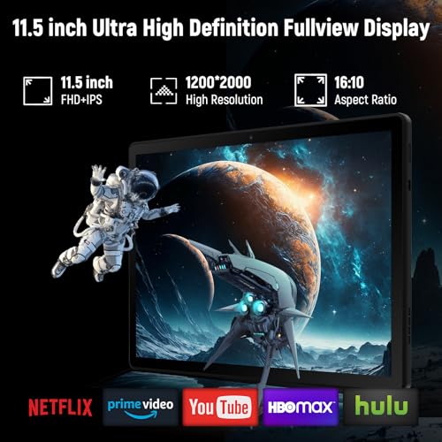 2K Display Octa-Core 30GB RAM+128GB ROM (1TB TF) 8400mAh 5G WiFi 8MP+13MP Camera Widevine L1 BT5.4 Face ID Quick Charge Tablets Pad PC