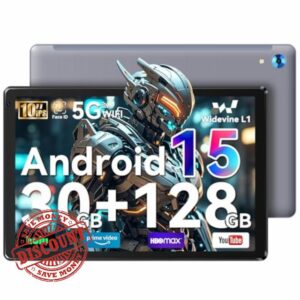 Whitedeer 10 inch Android 15 Tablet